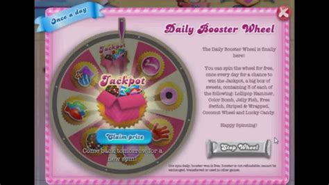 jackpot candy crush|The Daily Booster Wheel .